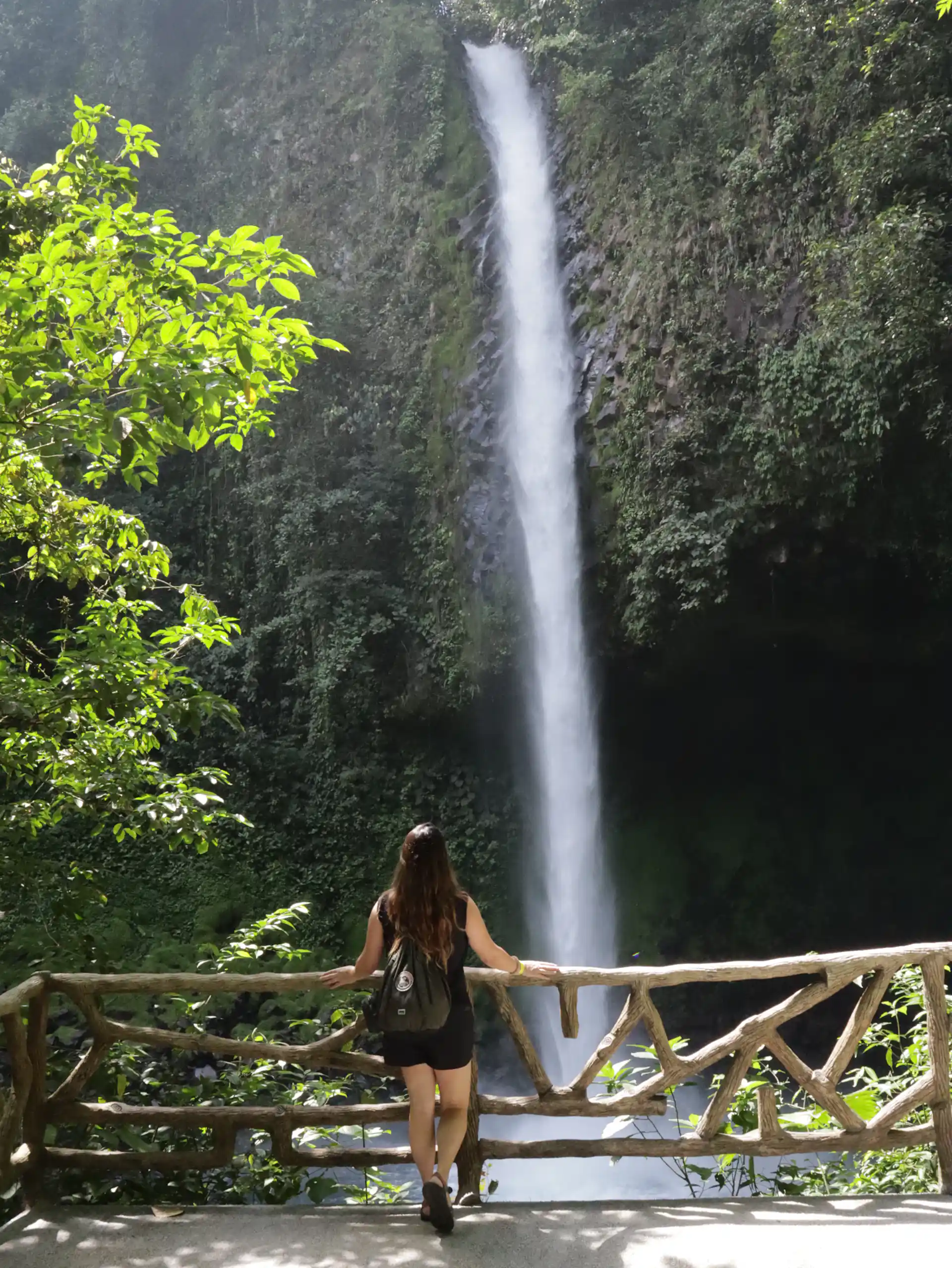 Thermal volcanic pools at Pura Vida Hot Springs